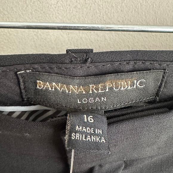 Banana Republic Logan Trouser Pant Black 16 267922 - Picture 4 of 9